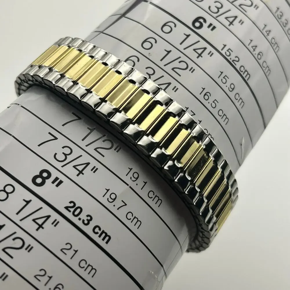 Accutime Watch Corp Two-tone St. Steel Classic Men’s Watch Working New Battery